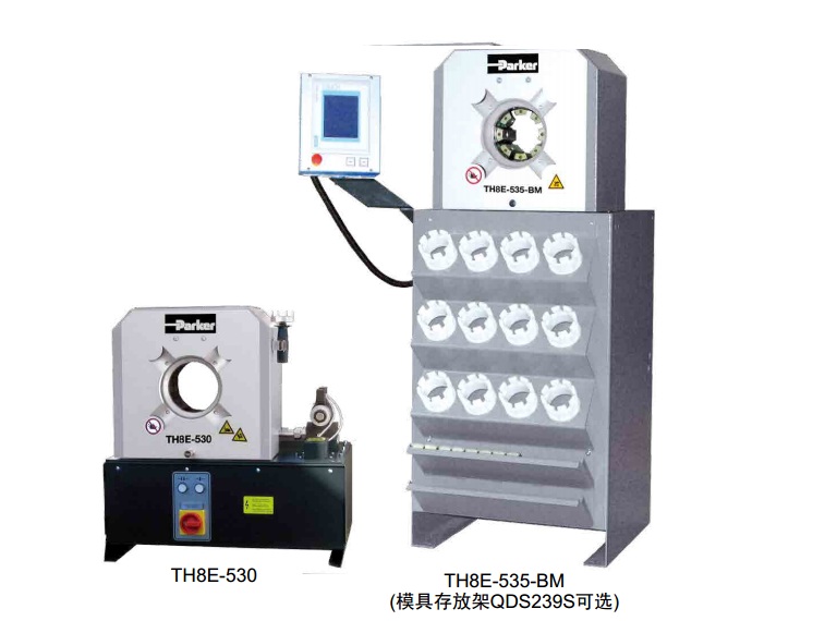 Parker派克臥式膠管扣壓機 FORM成型機 卡套預裝機